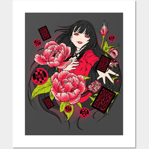 Yumeko's Blossom Wall Art by RhunaArt